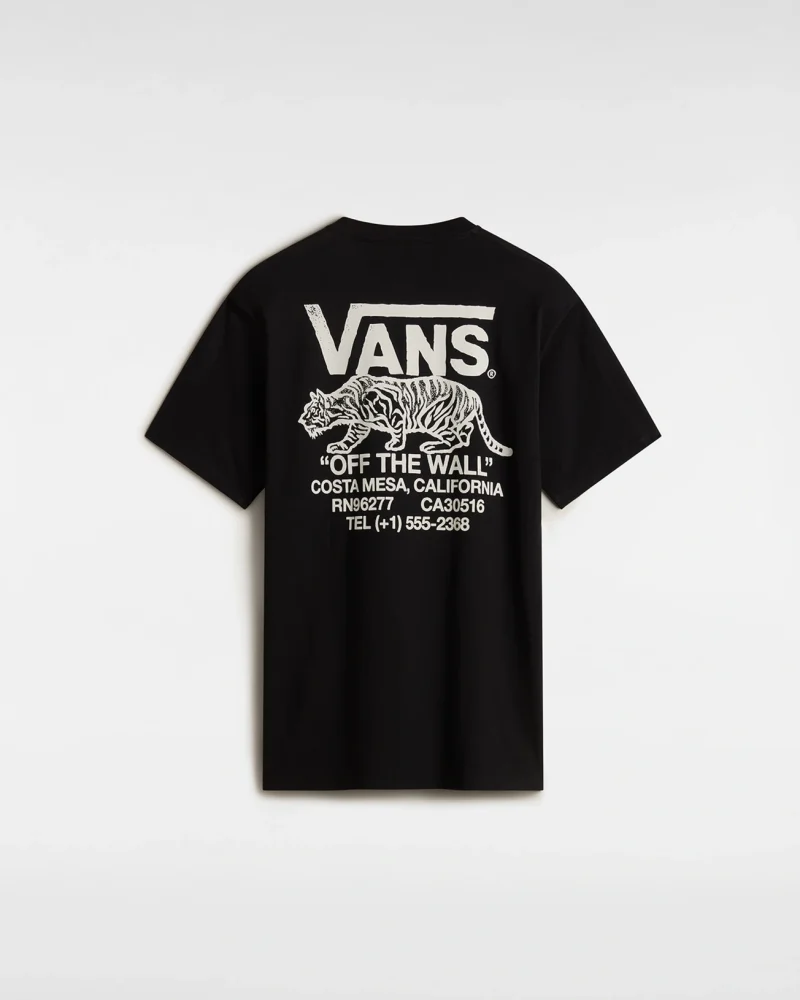 VANS - טי שירט Sneaky – V00M3YBLK – black – 1