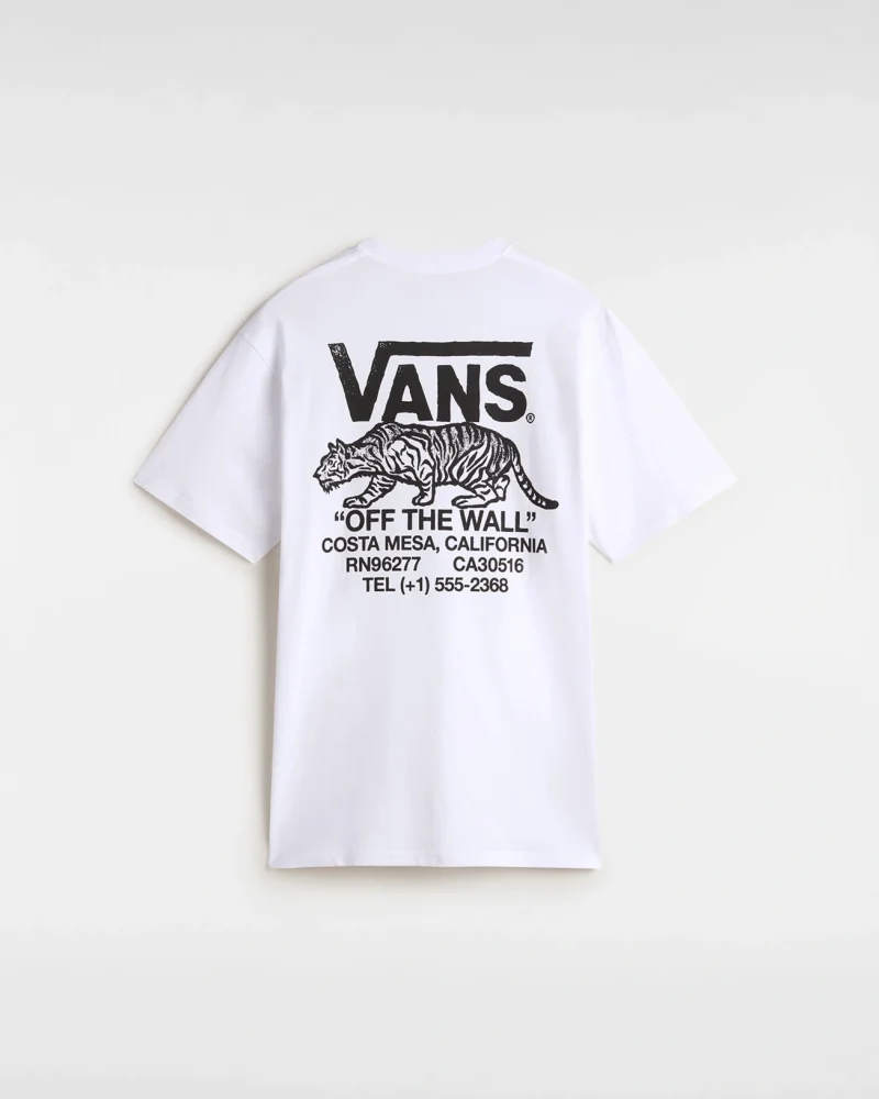 VANS - טי שירט Sneaky – V00M3YWHT – white – 1