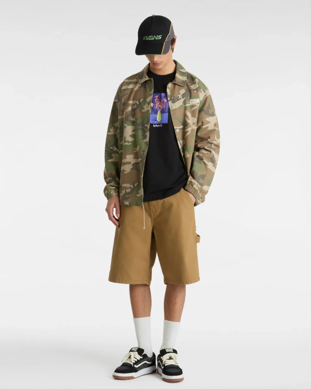 VANS - טי שירט Decor – V00M4BBLK – black – 4