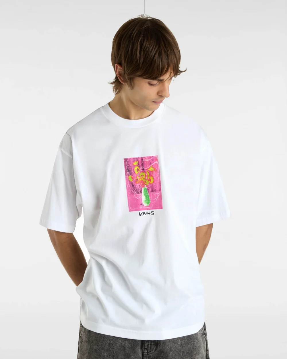 VANS - טי שירט Decor – V00M4BWHT – white – 2