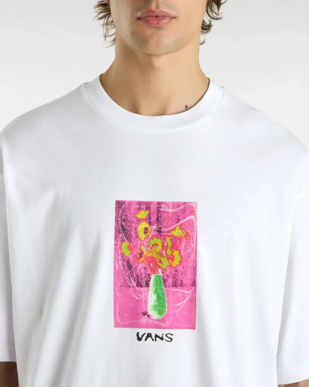 VANS - טי שירט Decor – V00M4BWHT – white – 5