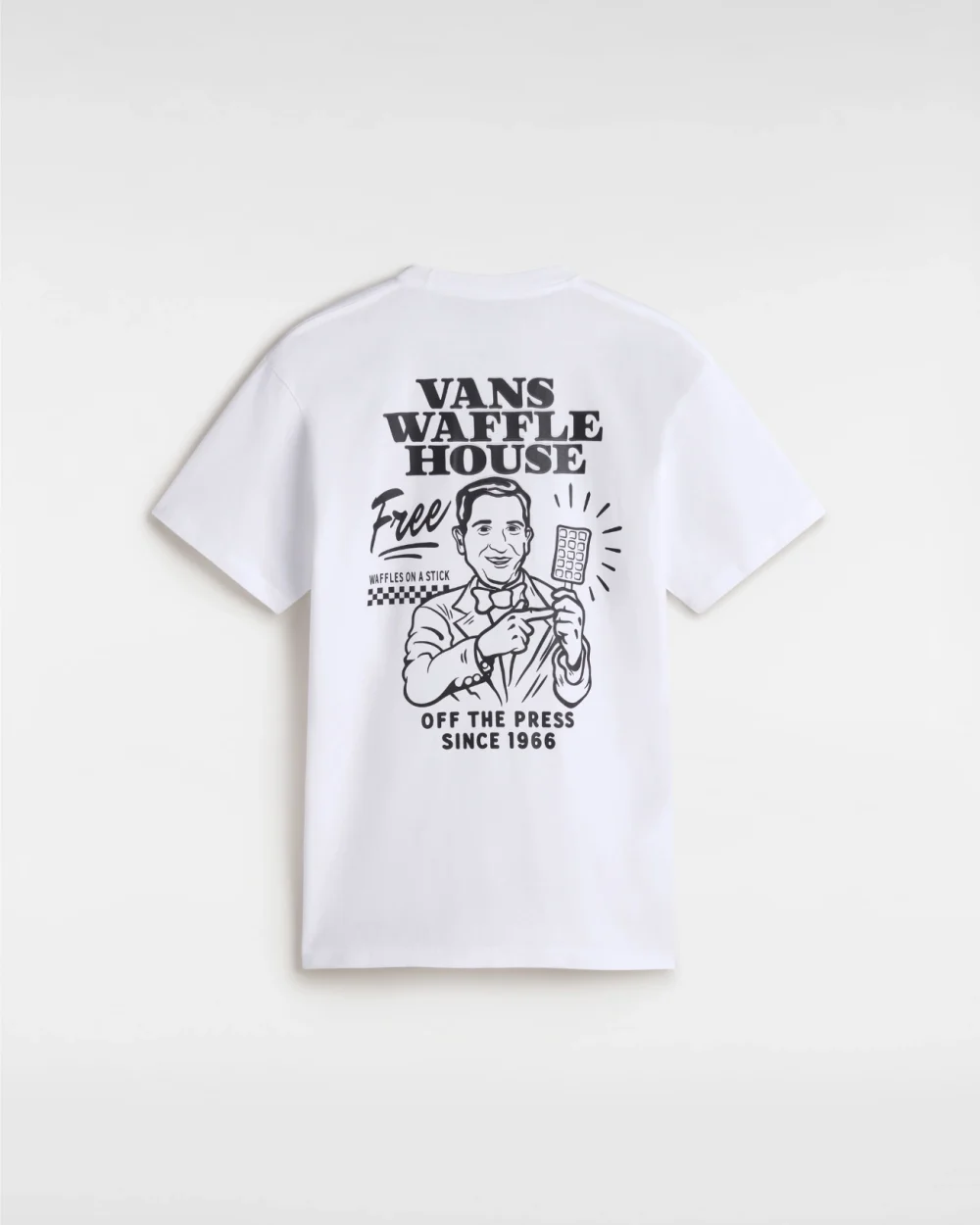 VANS - טי שירט Death Grip – V00M5AWHT – white – 1