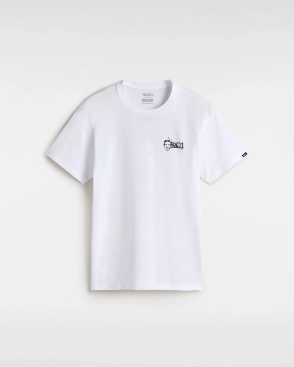 VANS - טי שירט Death Grip – V00M5AWHT – white – 1