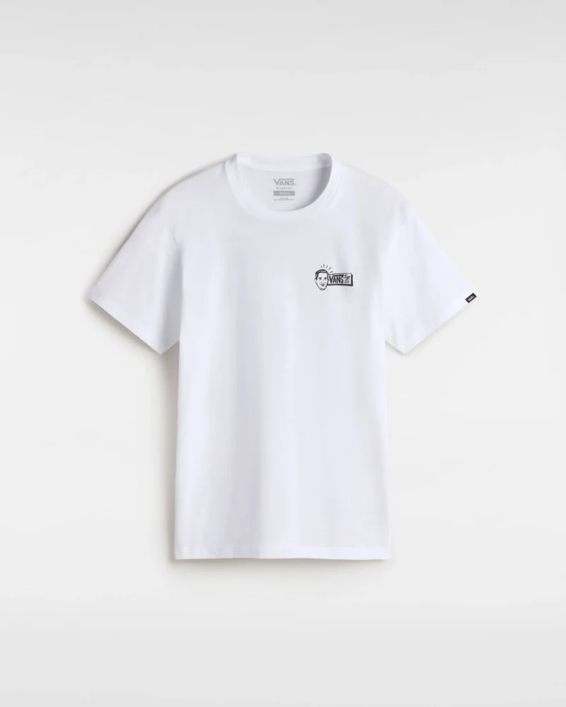 VANS - טי שירט Death Grip – V00M5AWHT – white – 1