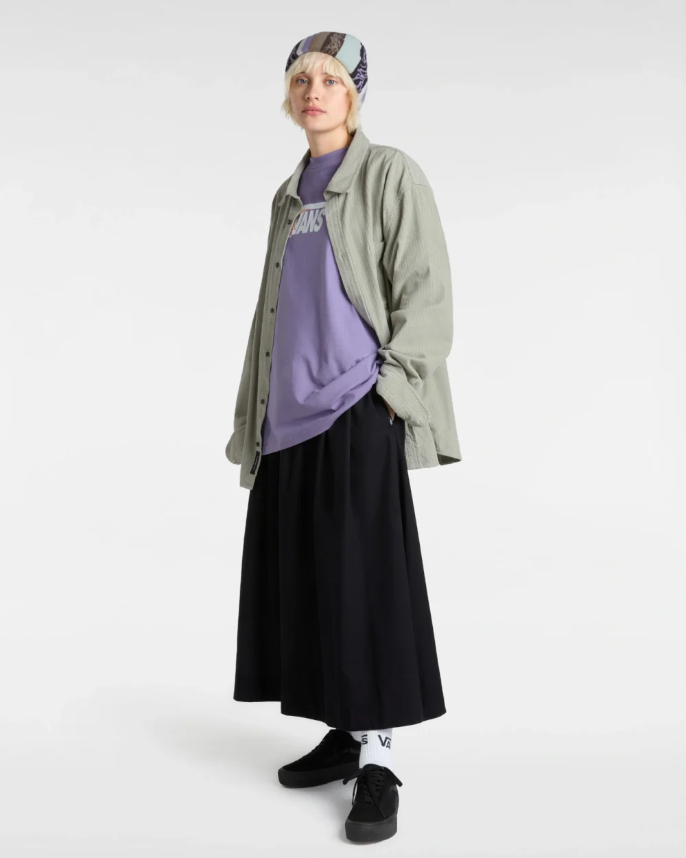 VANS - טי שירט Vsuper – V00M5D6PH – purple-haze – 3