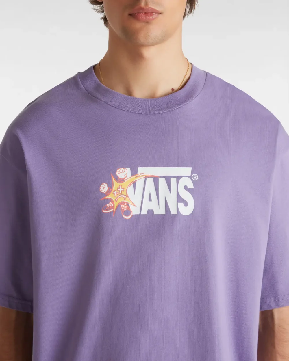 VANS - טי שירט Vsuper – V00M5D6PH – purple-haze – 6