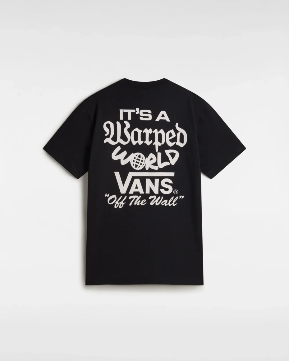 VANS - טי שירט Warped World – V00M5EBLK – black – 1