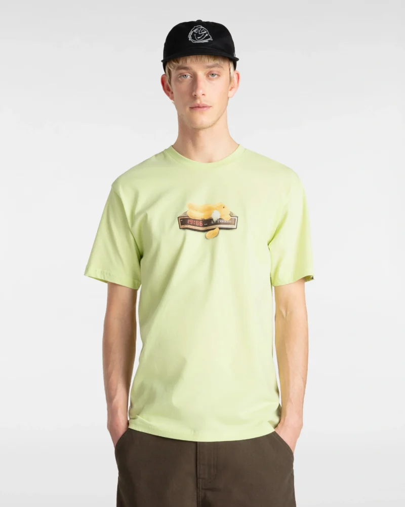 VANS - טי שירט Times Up – V00M5FCLH – shadow-lime – 2