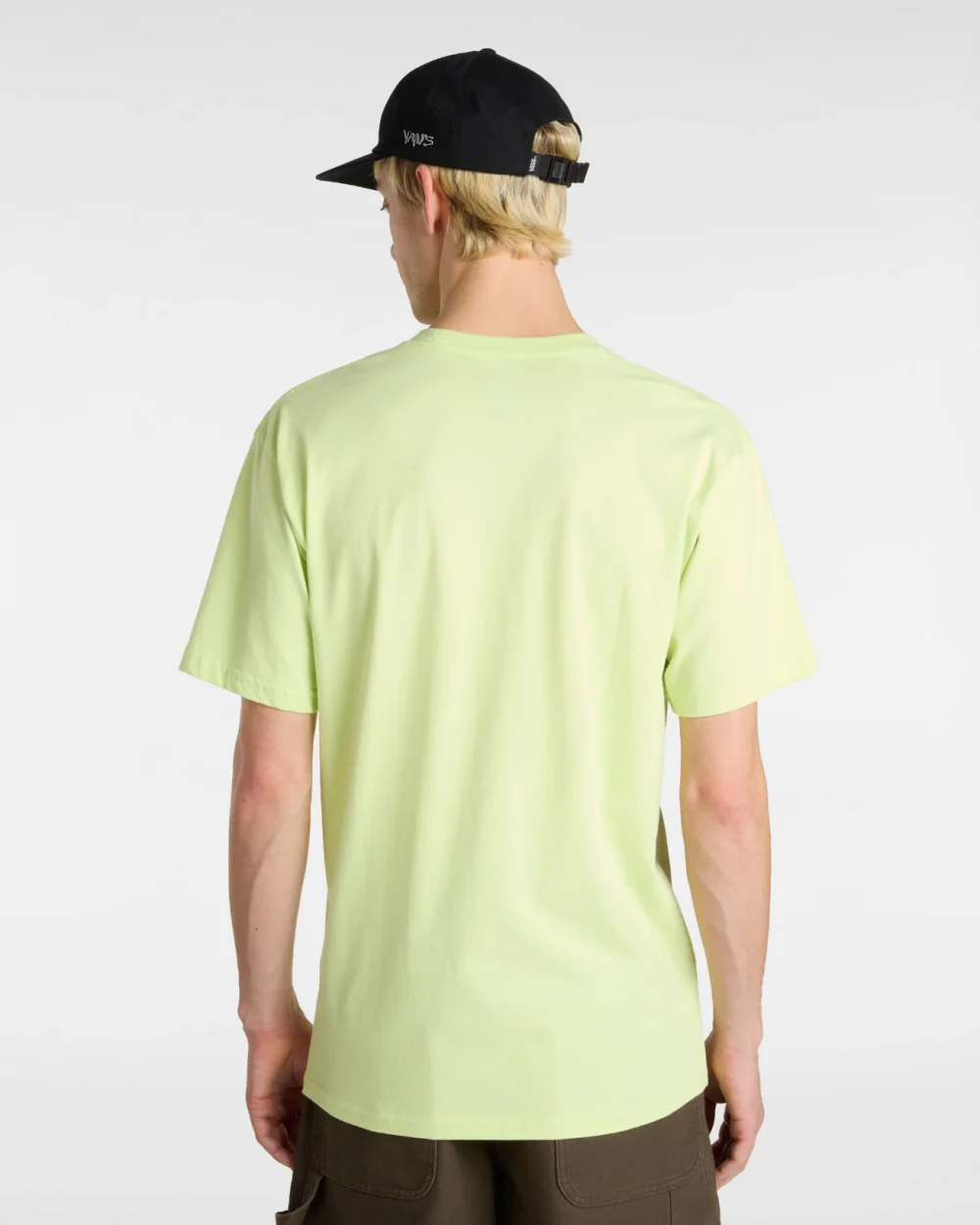 VANS - טי שירט Times Up – V00M5FCLH – shadow-lime – 3