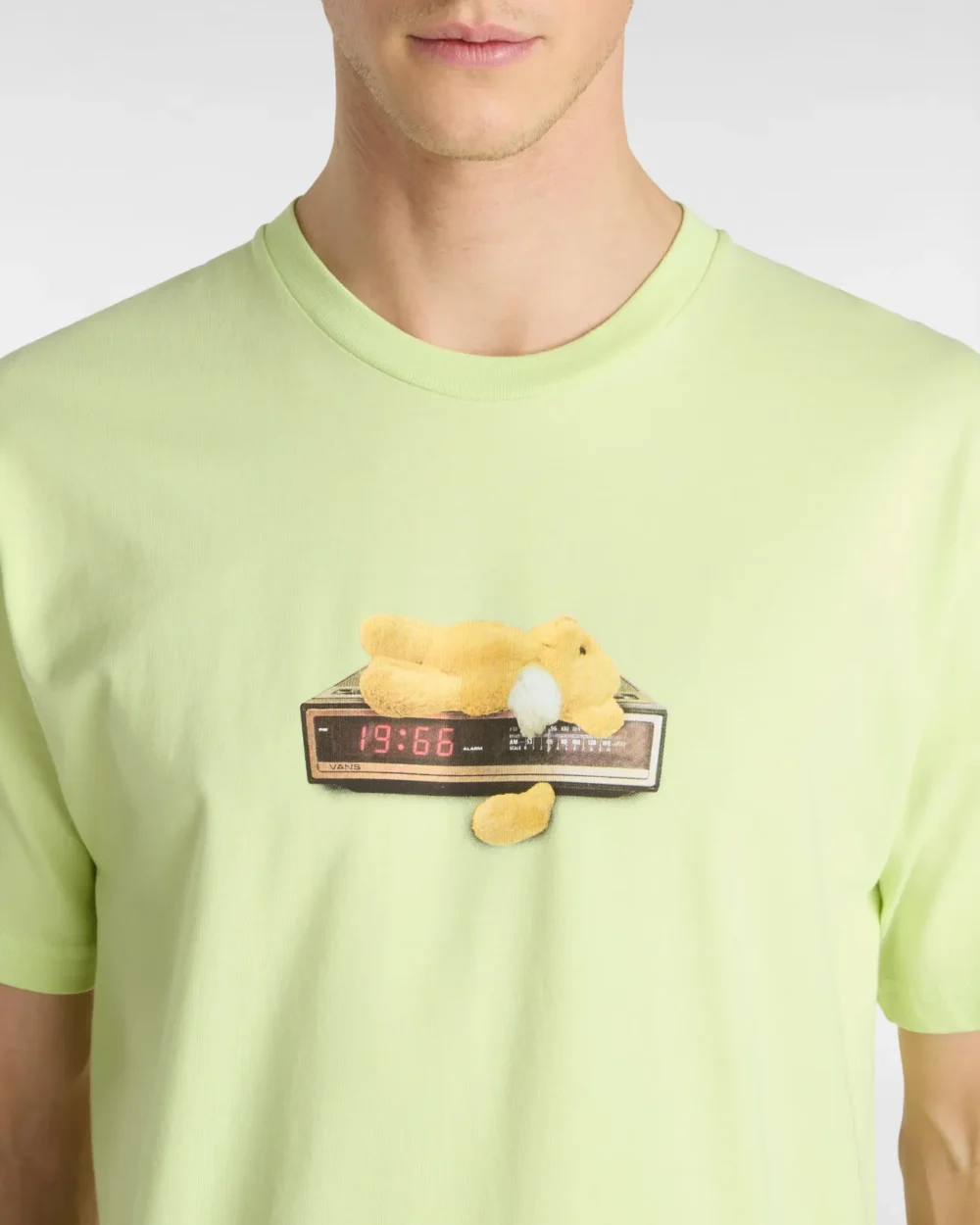 VANS - טי שירט Times Up – V00M5FCLH – shadow-lime – 5