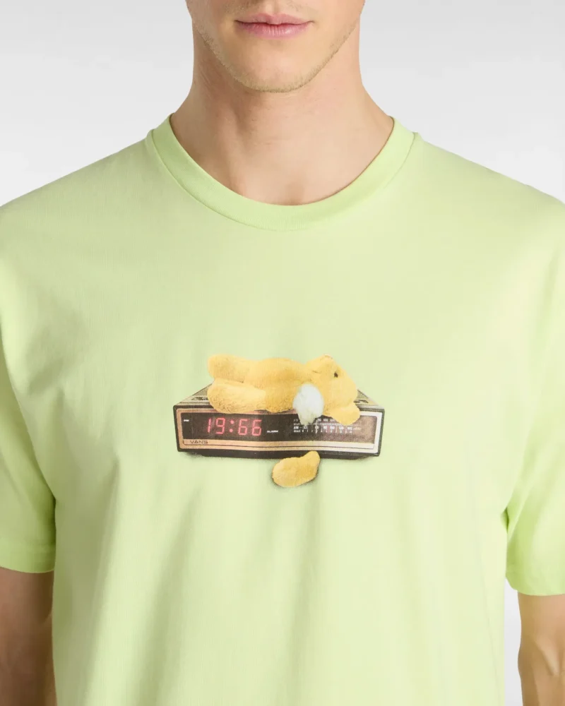 VANS - טי שירט Times Up – V00M5FCLH – shadow-lime – 5