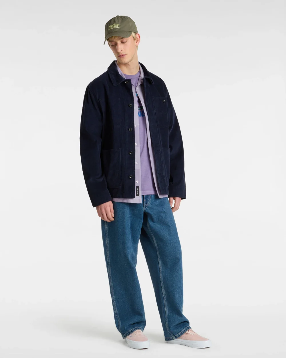 VANS - טי שירט Dollface – V00M5G6PH – purple-haze – 4