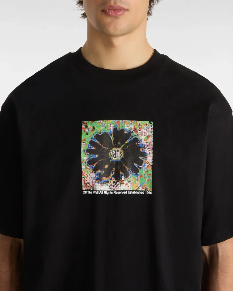 VANS - טי שירט ארוכה Digitals Wovent – V00M5TBLK – black – 5