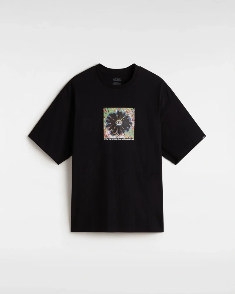 VANS - טי שירט ארוכה Digitals Wovent – V00M5TBLK – black – 1