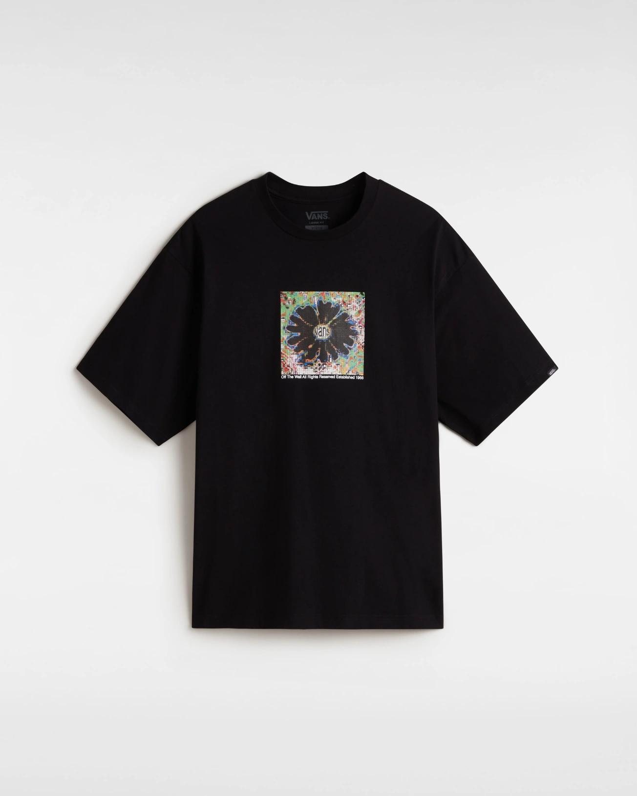 VANS - טי שירט ארוכה Digitals Wovent – V00M5TBLK – black – 1