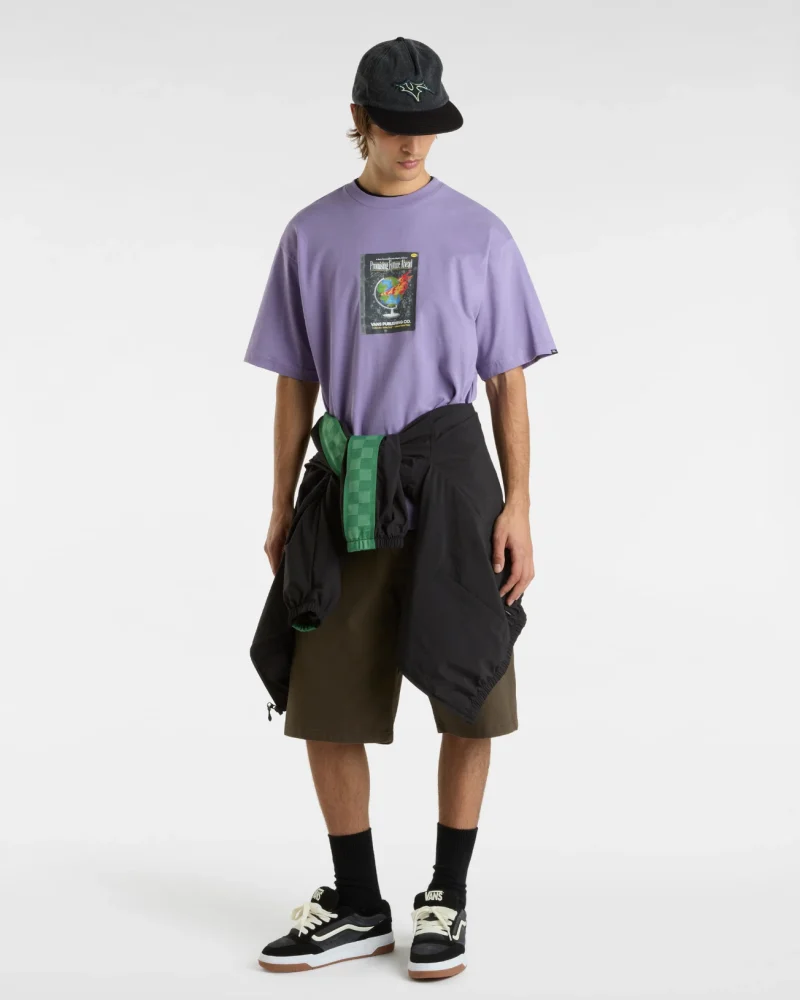 VANS - טי שירט Paperback Writer – V00M5W6PH – purple-haze – 4