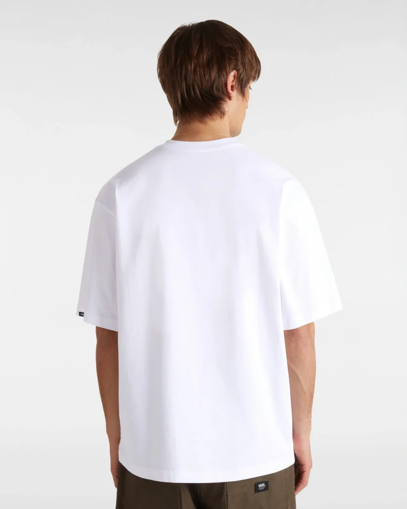 VANS - טי שירט Paperback Writer – V00M5WWHT – white – 3