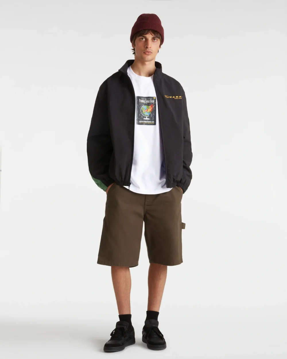 VANS - טי שירט Paperback Writer – V00M5WWHT – white – 4