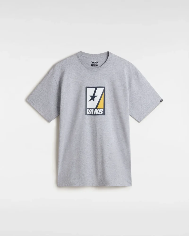 VANS - טי שירט Vee Star – V00M5YATH – athletic-heather – 1
