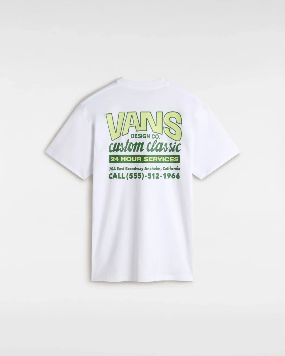 VANS - טי שירט Shop Front – V00M60WHT – white – 1