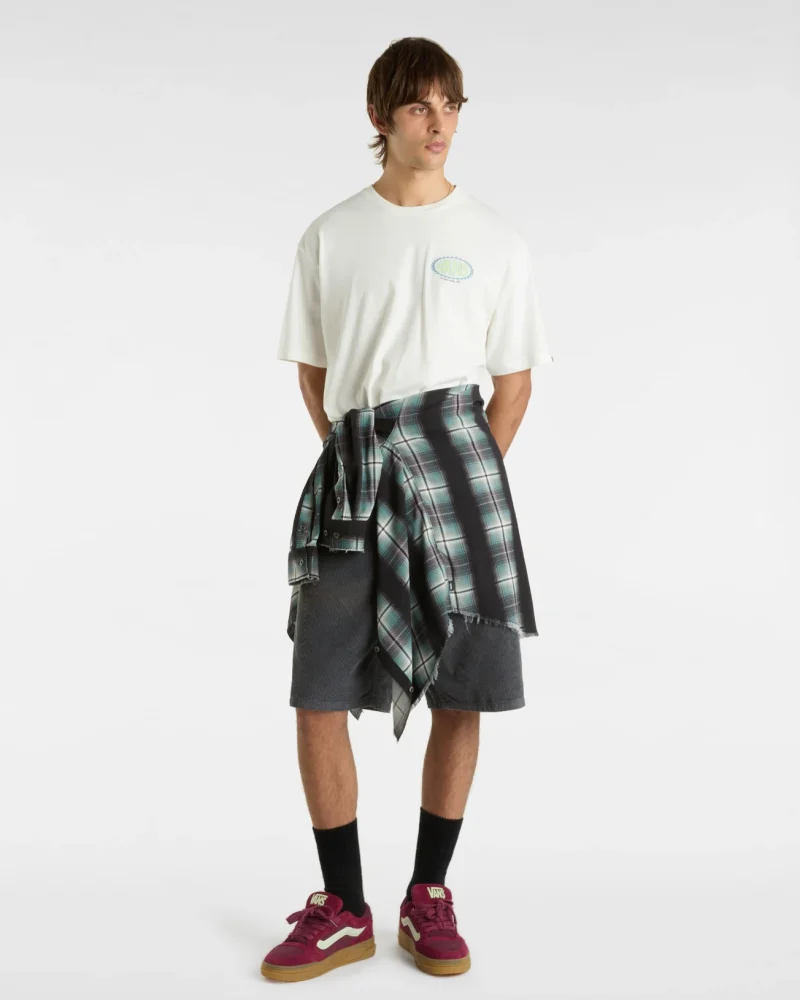 VANS - טי שירט Road Stop – V00M67FS8 – marshmallow – 4