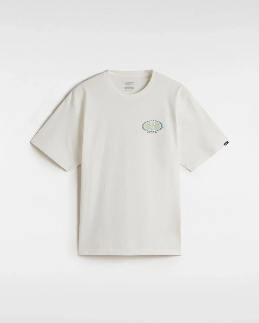 VANS - טי שירט Road Stop – V00M67FS8 – marshmallow – 1