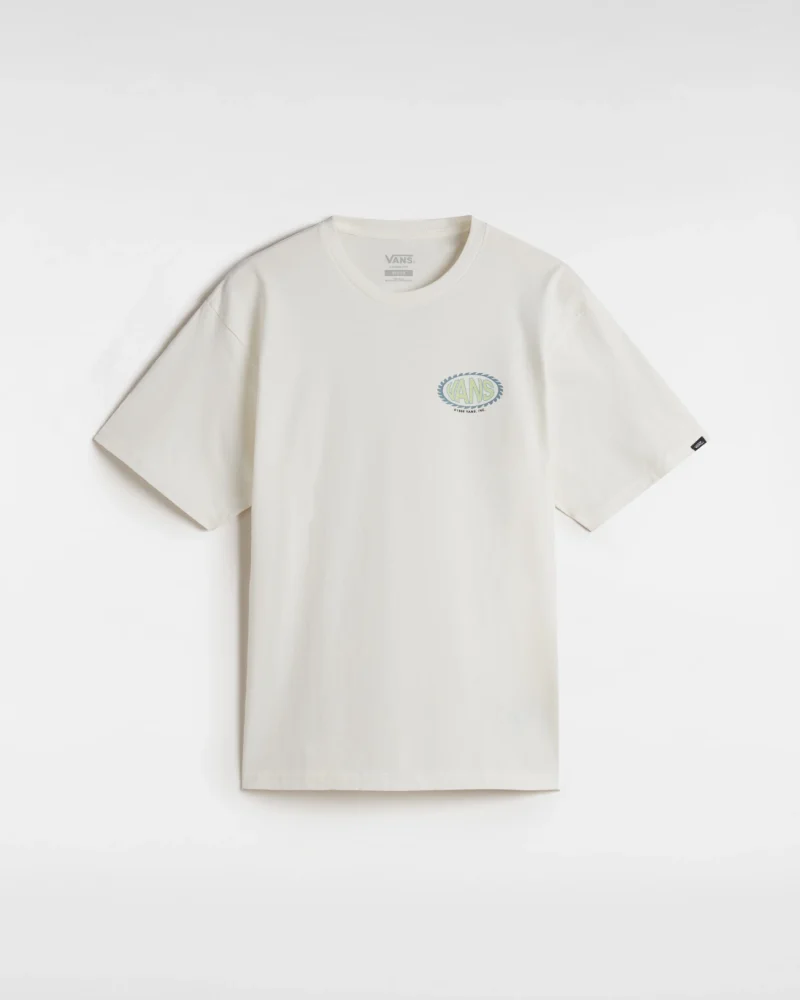 VANS - טי שירט Road Stop – V00M67FS8 – marshmallow – 1