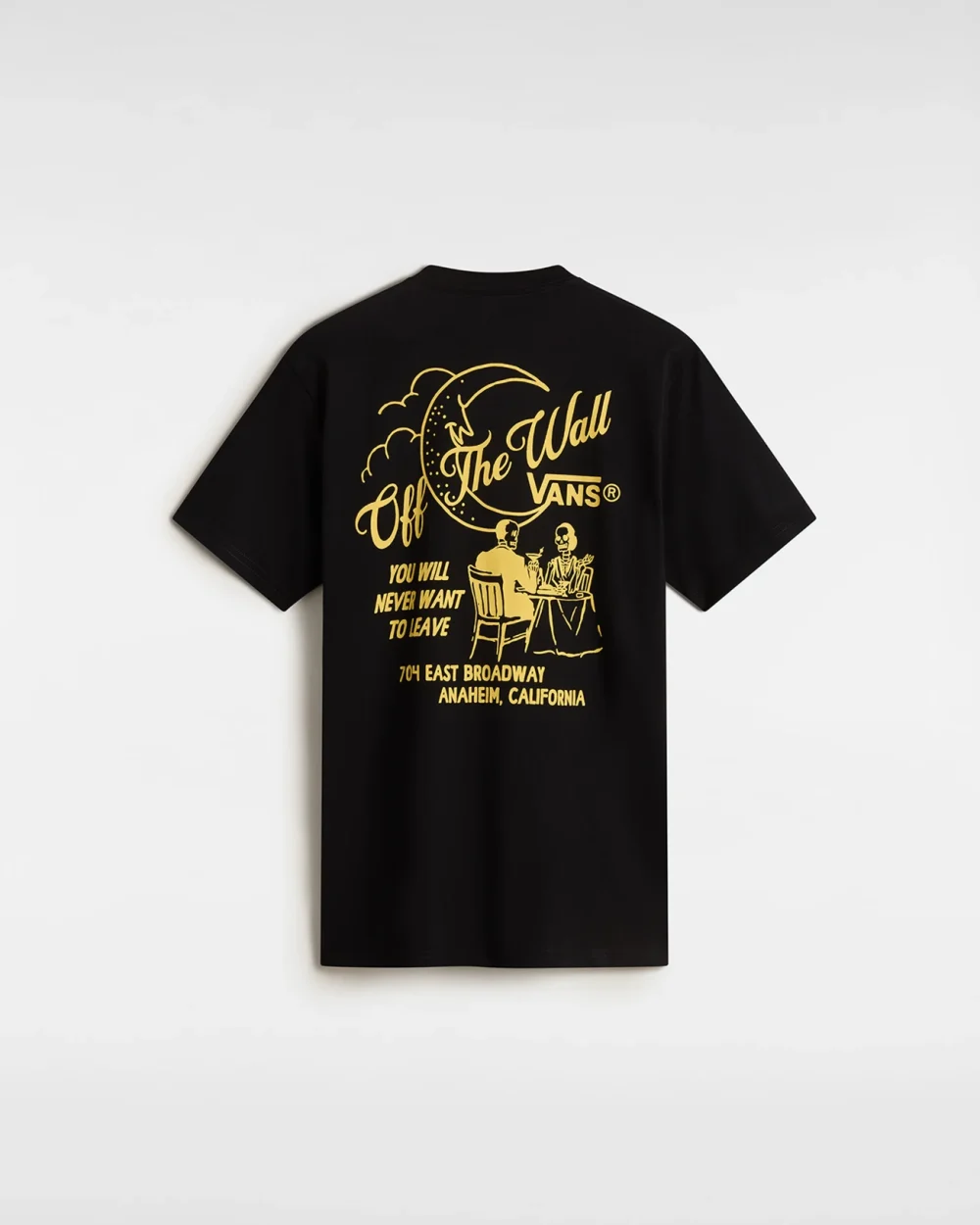 VANS - טי שירט Fine Dining – V00M6BBLK – black – 1