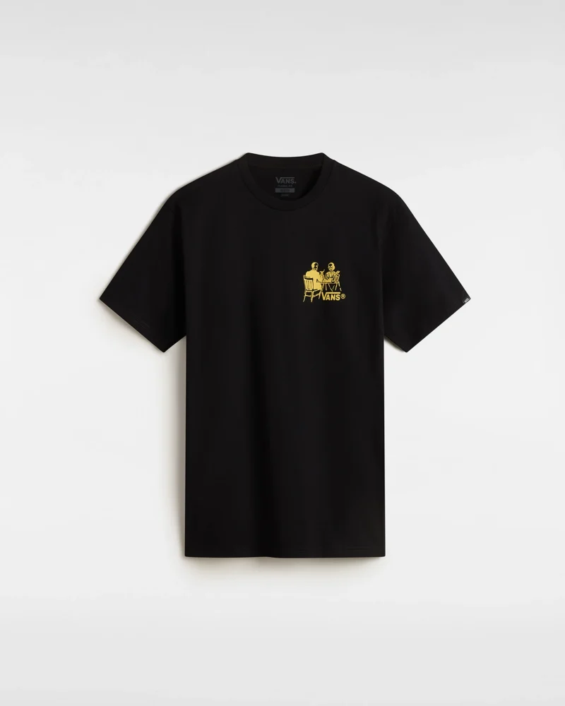 VANS - טי שירט Fine Dining – V00M6BBLK – black – 1