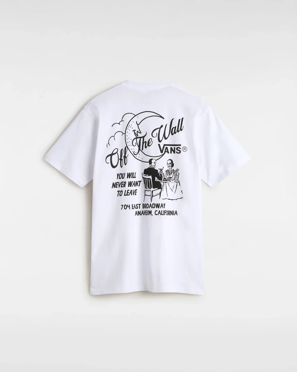 VANS - טי שירט Fine Dining – V00M6BWHT – white – 1