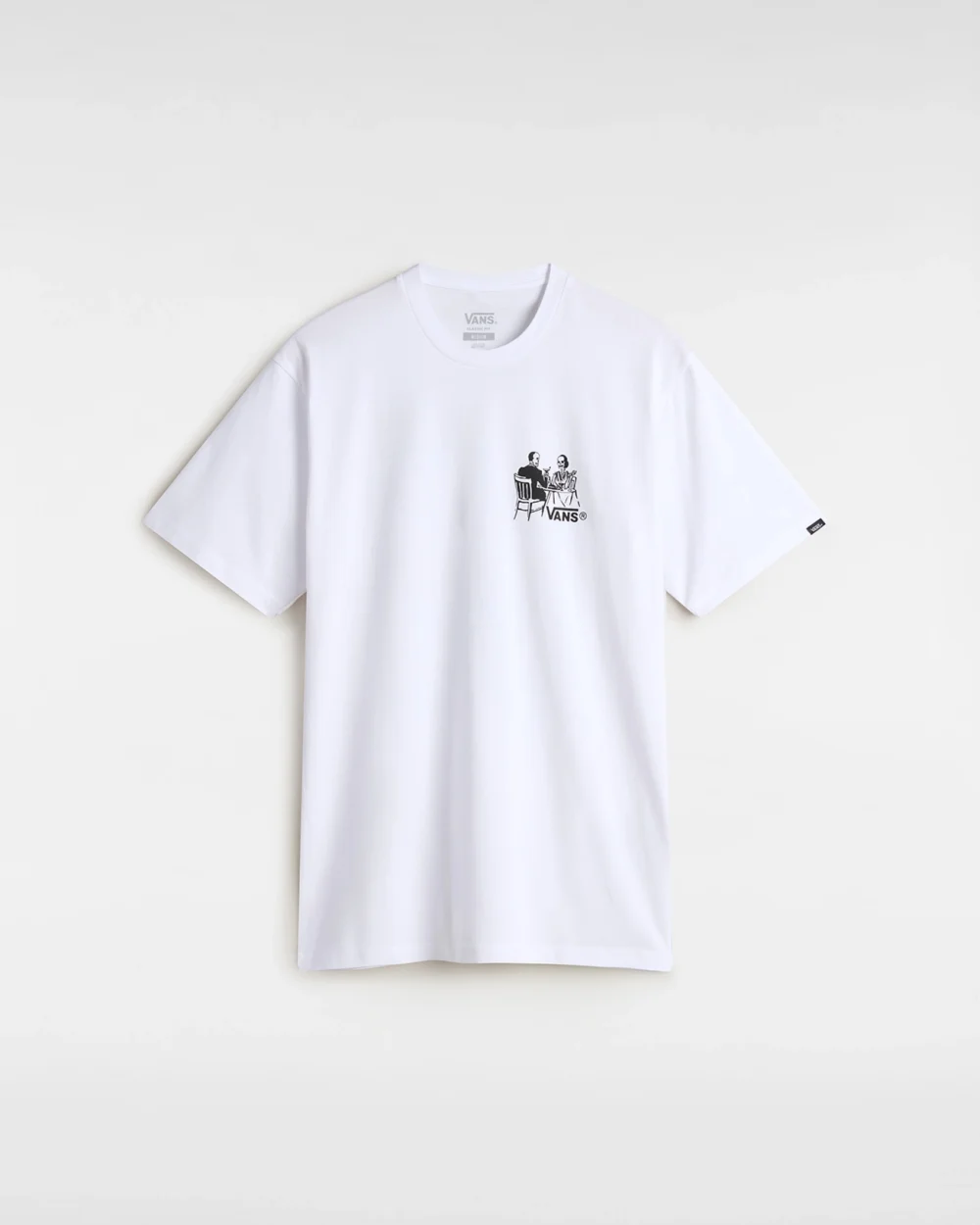 VANS - טי שירט Fine Dining – V00M6BWHT – white – 1