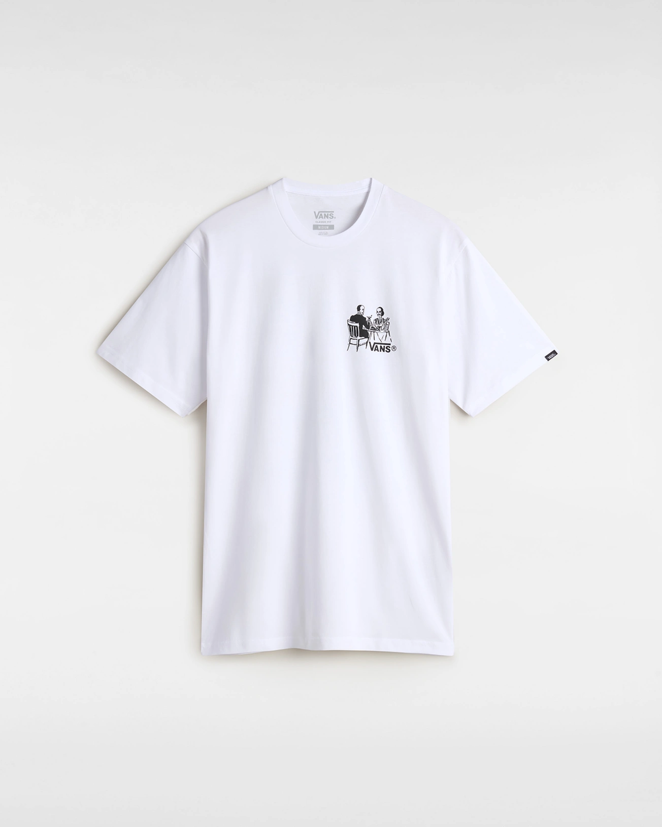 VANS - טי שירט Fine Dining – V00M6BWHT – white – 1