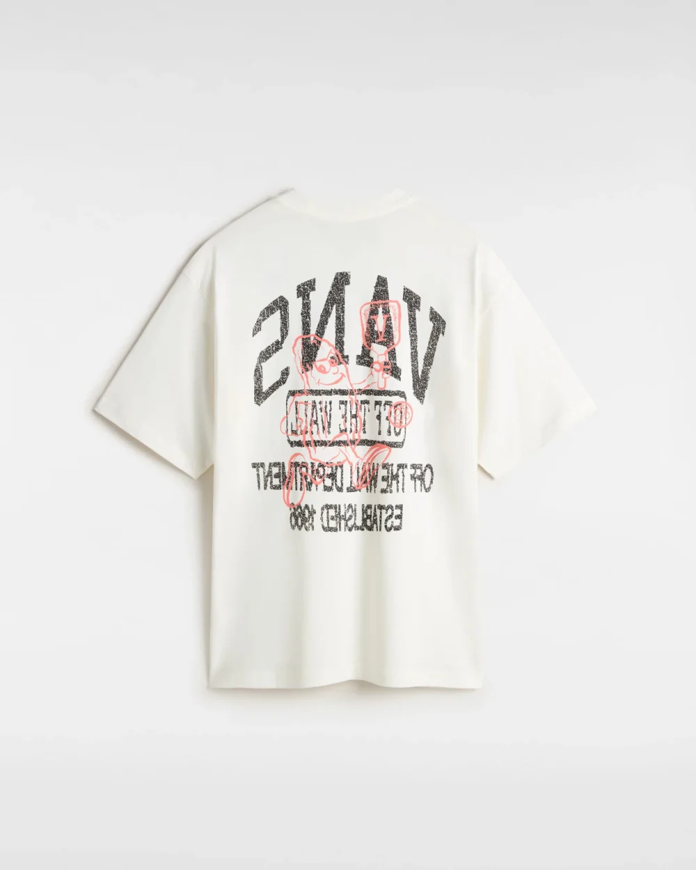 VANS - טי שירט Pickle Champ – V00M6EFS8 – marshmallow – 1