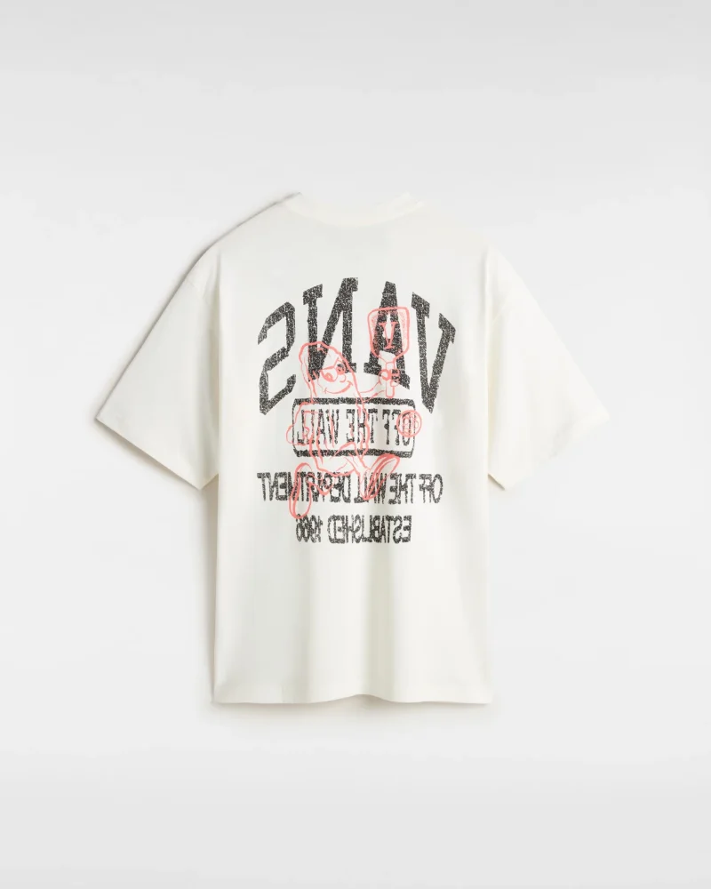 VANS - טי שירט Pickle Champ – V00M6EFS8 – marshmallow – 1