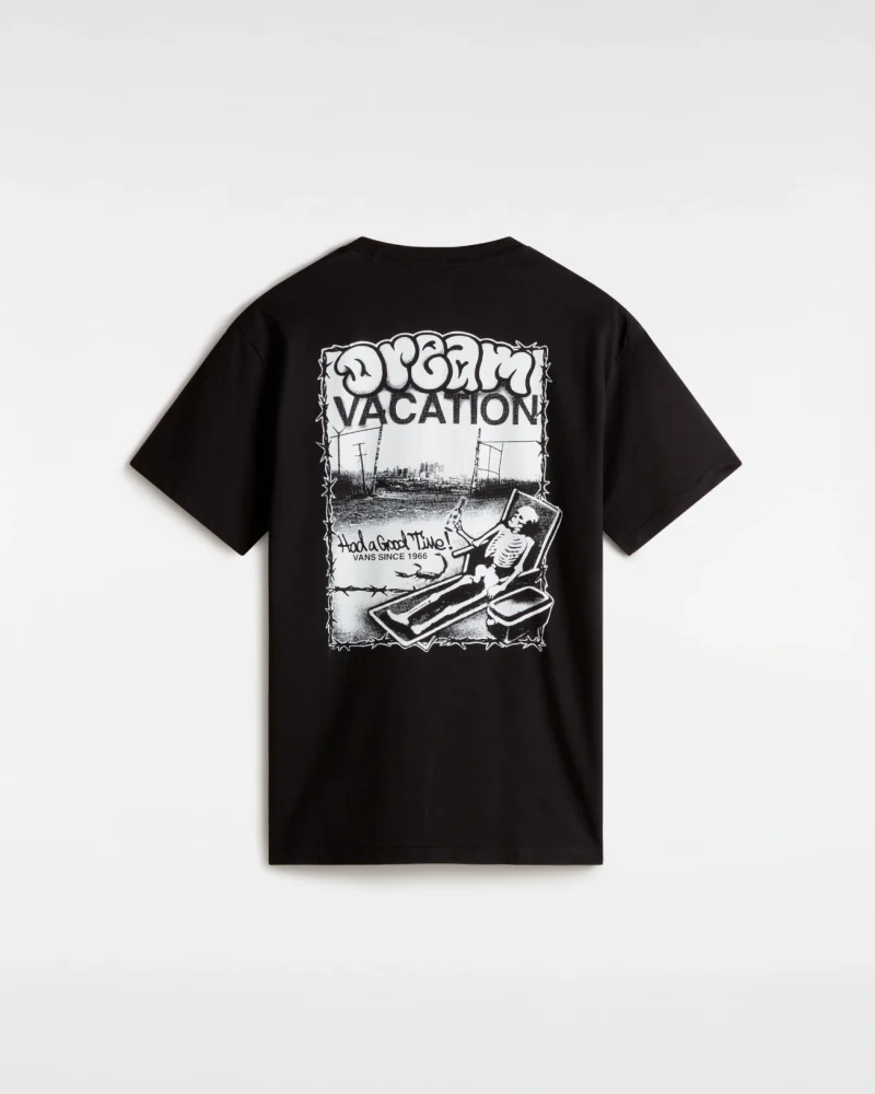 VANS - טי שירט Good Times 66 – V00M6NBLK – black – 1
