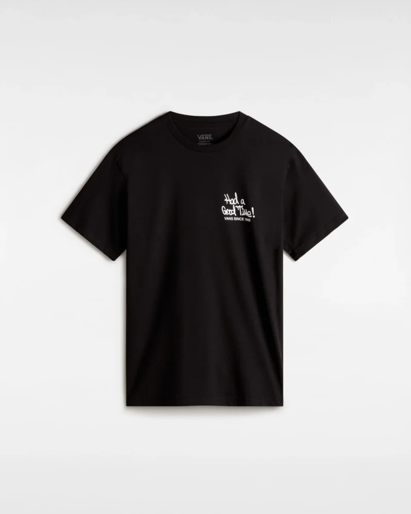 VANS - טי שירט Good Times 66 – V00M6NBLK – black – 1