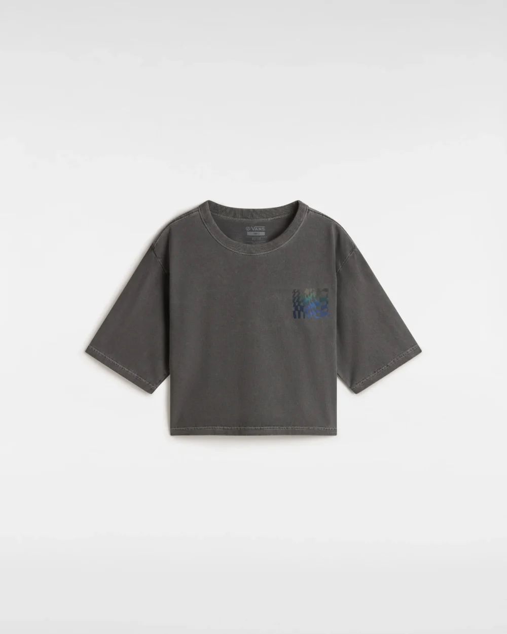 VANS - טי שירט Mte Wildthorn Reflective Boxy – V00M7ABLK – black – 1