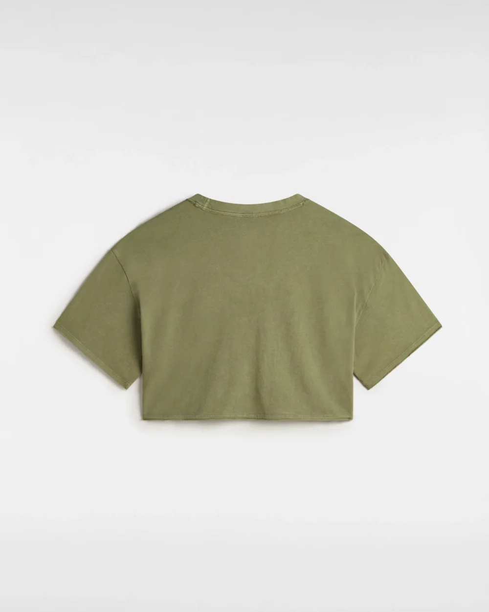 VANS - טי שירט Relaxed Crop Wash – V00M98ZBF – loden-green – 1