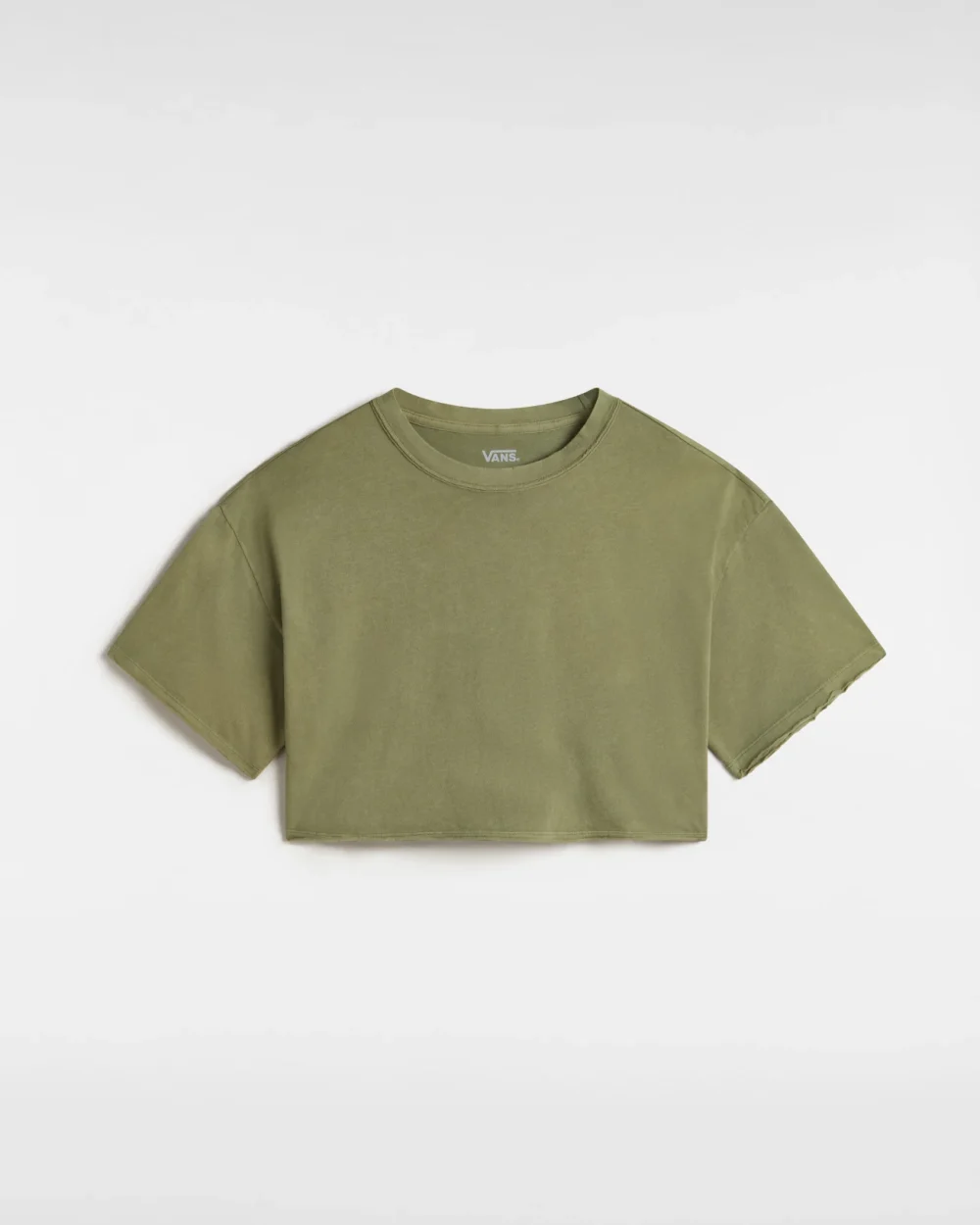 VANS - טי שירט Relaxed Crop Wash – V00M98ZBF – loden-green – 1
