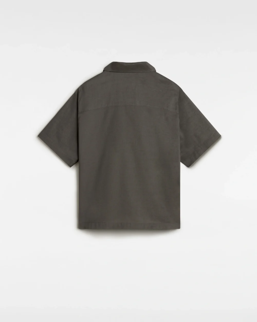 VANS - חולצה מכופתרת קצרה Cassidy Camp – V00M9A1O7 – asphalt – 1