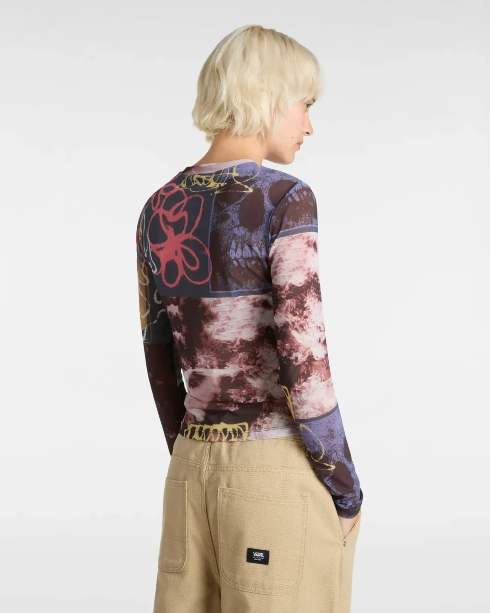 VANS - טי שירט ארוכה Ludlow Mesh – V00M9FJDU – parisian-night – 3