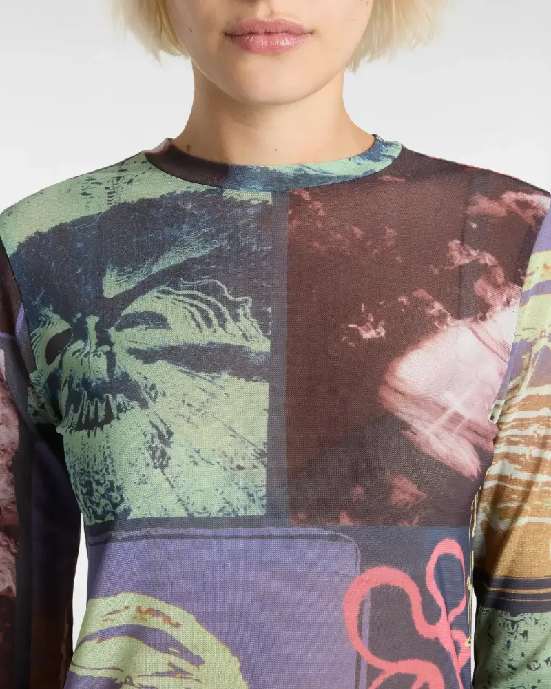 VANS - טי שירט ארוכה Ludlow Mesh – V00M9FJDU – parisian-night – 5