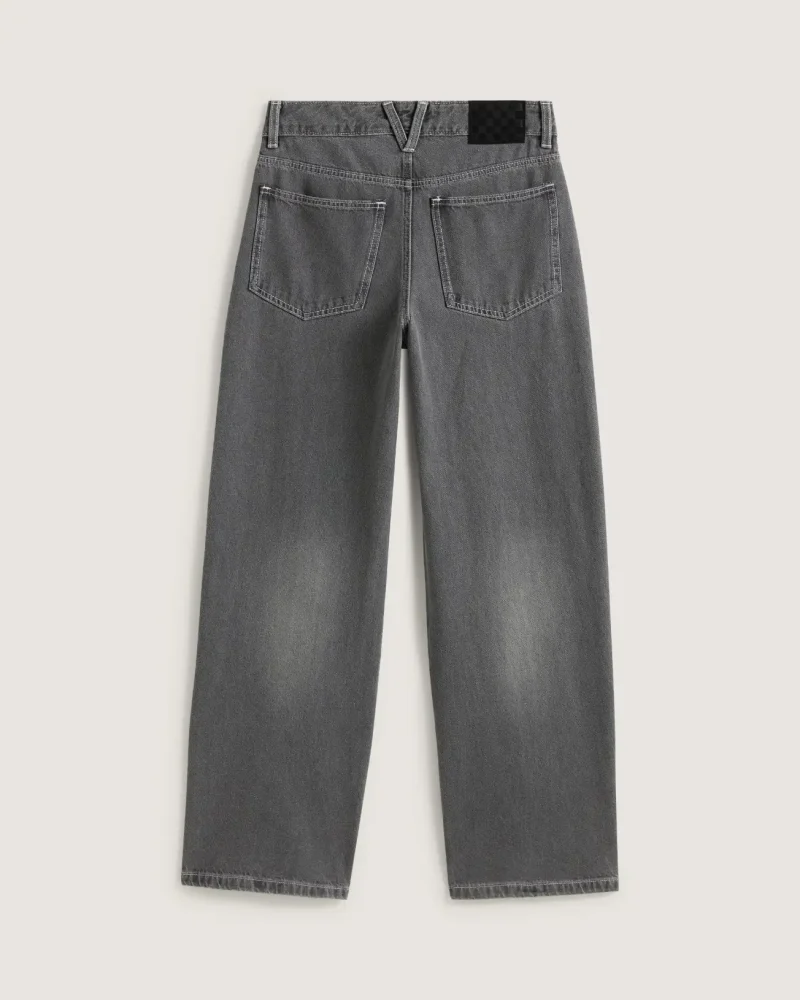 VANS - מכנסיים ארוכים Sirelle 5 Pocket Puddle – V00MB5Y7J – grey-wash – 1