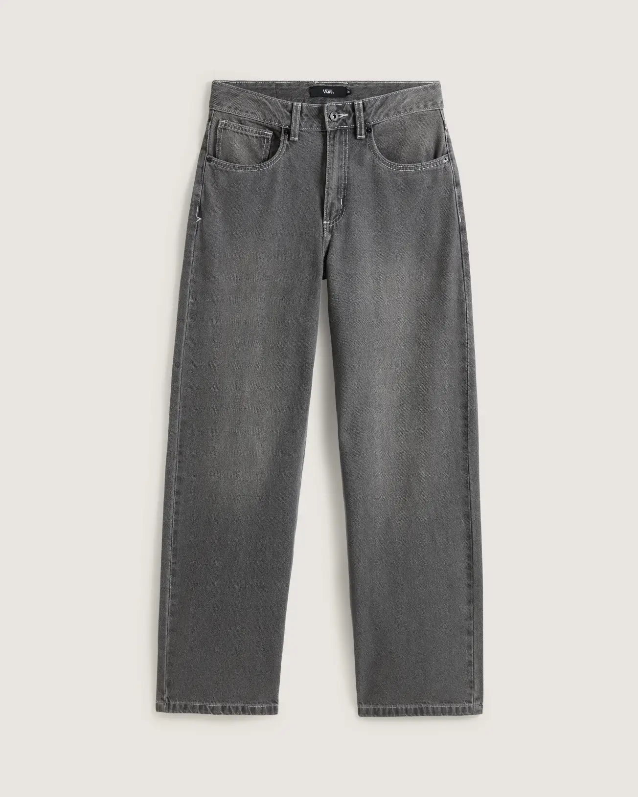 VANS - מכנסיים ארוכים Sirelle 5 Pocket Puddle – V00MB5Y7J – grey-wash – 1