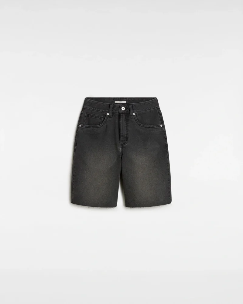 VANS - מכנסיים קצרים Sirelle Cut-Off – V00MBJEMQ – washed-black – 1
