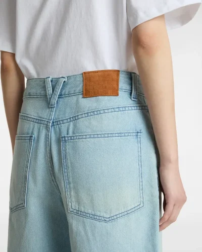 VANS - מכנסיים קצרים Sirelle Cut-Off – V00MBJTTJ – light-stonewash – 7