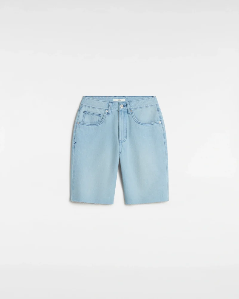 VANS - מכנסיים קצרים Sirelle Cut-Off – V00MBJTTJ – light-stonewash – 1