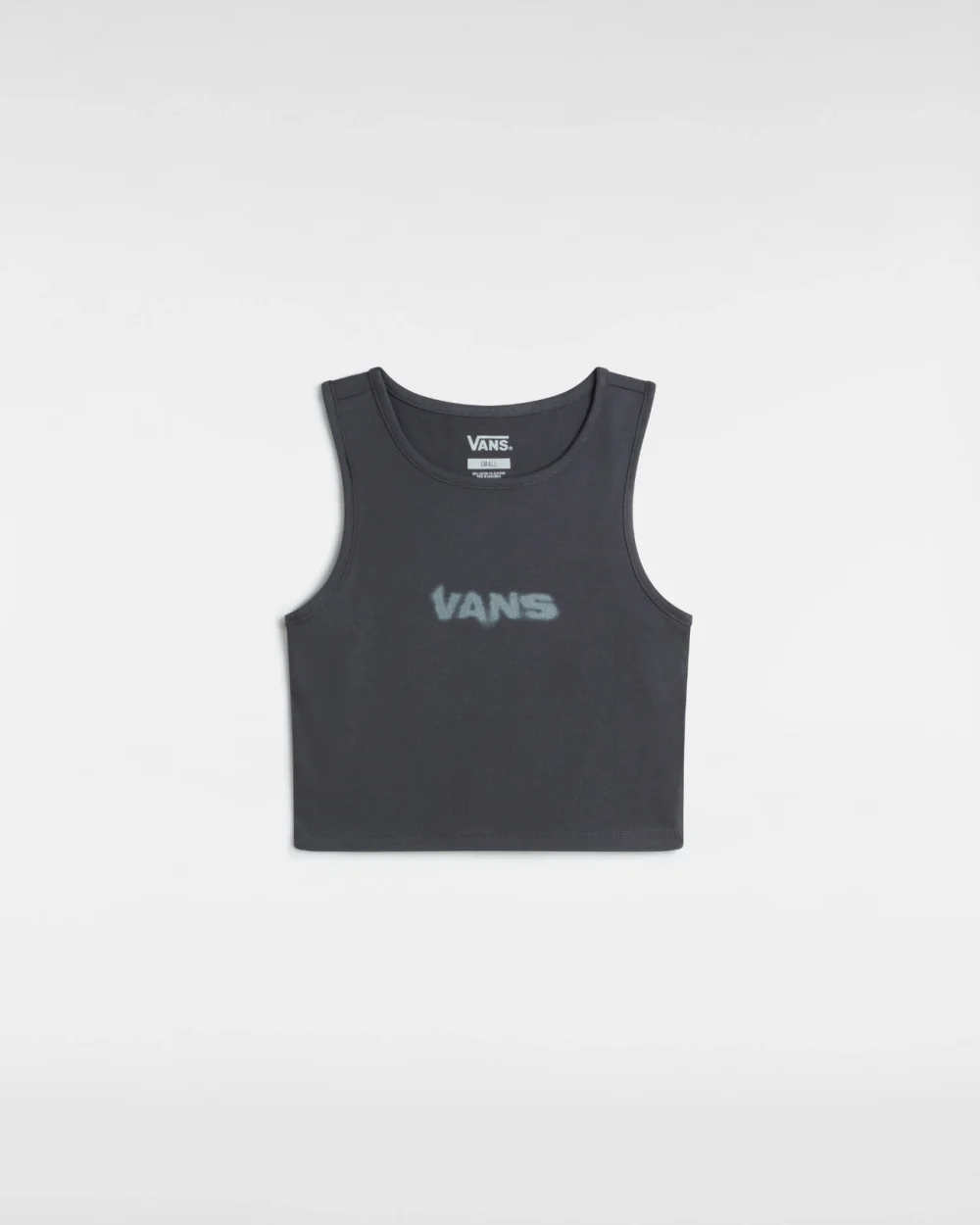 VANS - גופייה Blur Fitted Crop – V00MBX1O7 – asphalt – 1