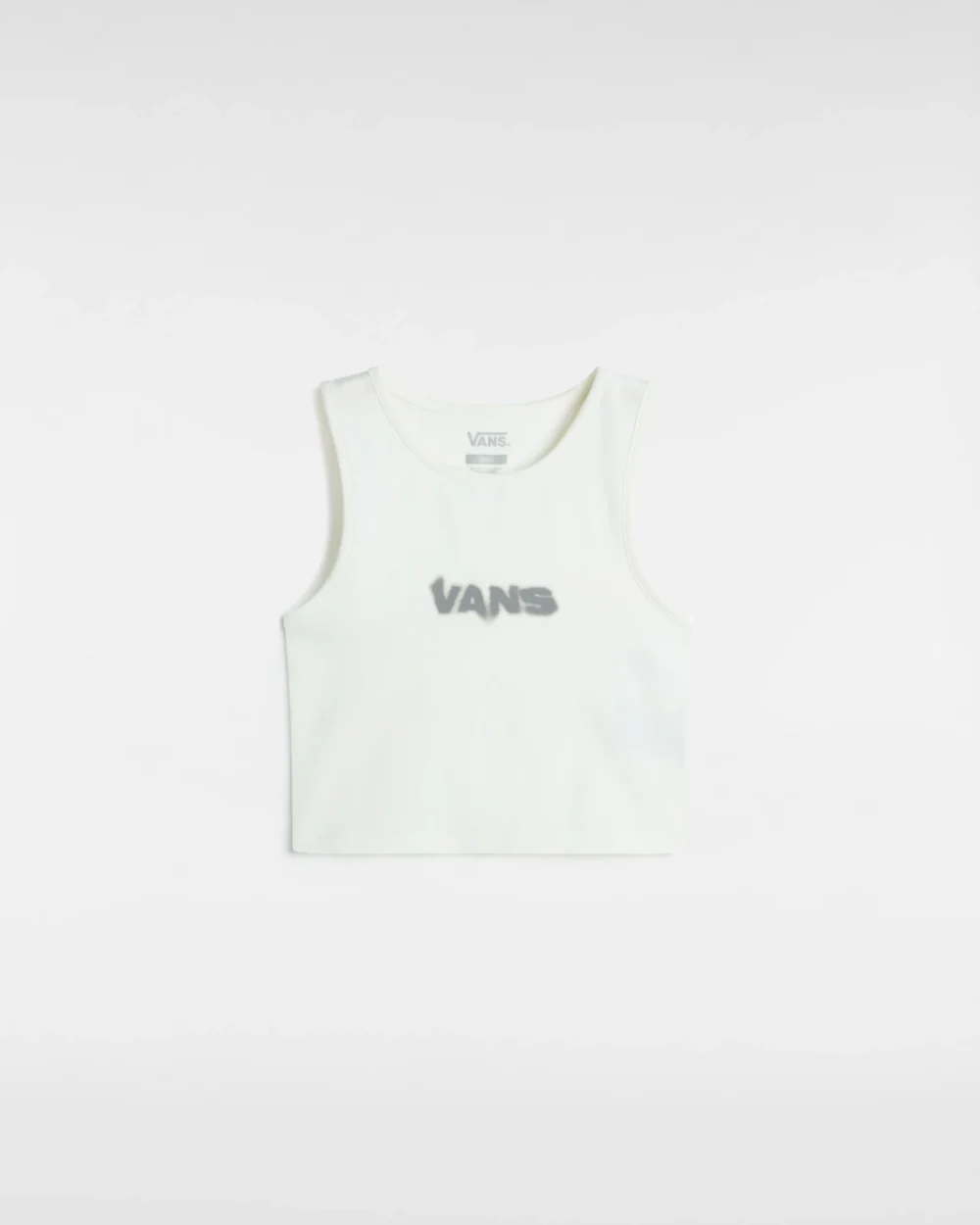 VANS - גופייה Blur Fitted Crop – V00MBXFS8 – marshmallow – 1