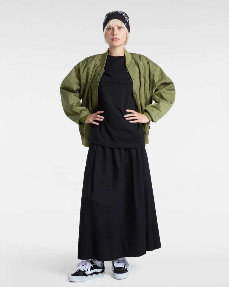 VANS - טי שירט Night Orb Oversized – V00MCFBLK – black – 4